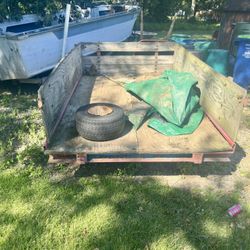 5x8 ft Tilt Utility Trailer