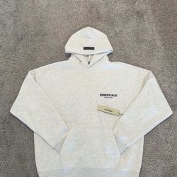 Light Oatmeal Fear Of God Essentials Hoodie
