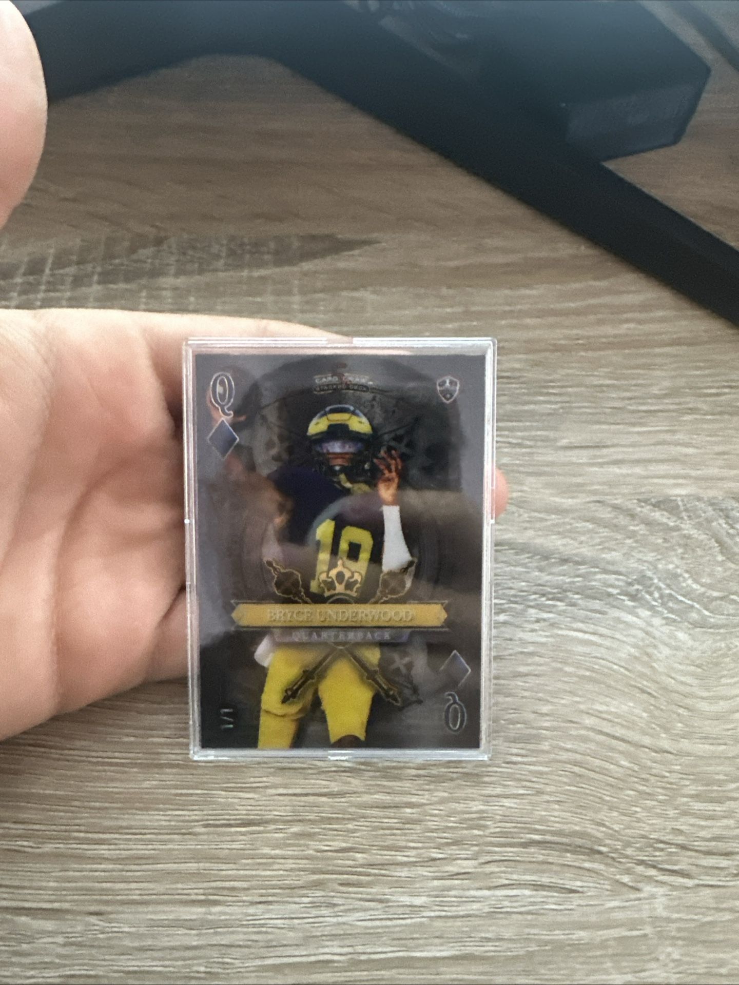 1/1 Bryce Underwood 2024 Wildcard 5Card Draw Stacked Deck