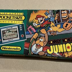 Nintendo Game and Watch Pocketsize Donkey Kong Jnr DJ-101(TESTED)
