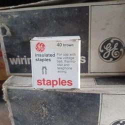Box Full Of Insulated Staples