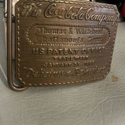 Vintage Coca-Cola Belt Buckle Bronze. Tiffany Studios, New York