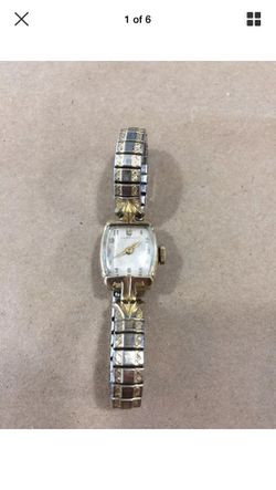 Vintage Ladies Hamilton Solid 10k Gold Watch