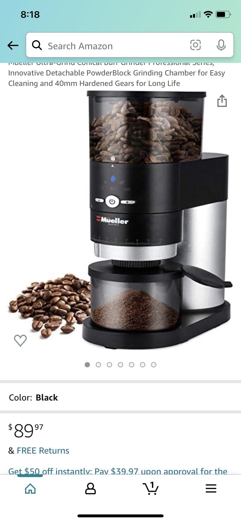 Muller Coffee Grinder