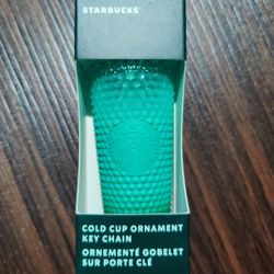Starbucks Keychain  Green Gradient 