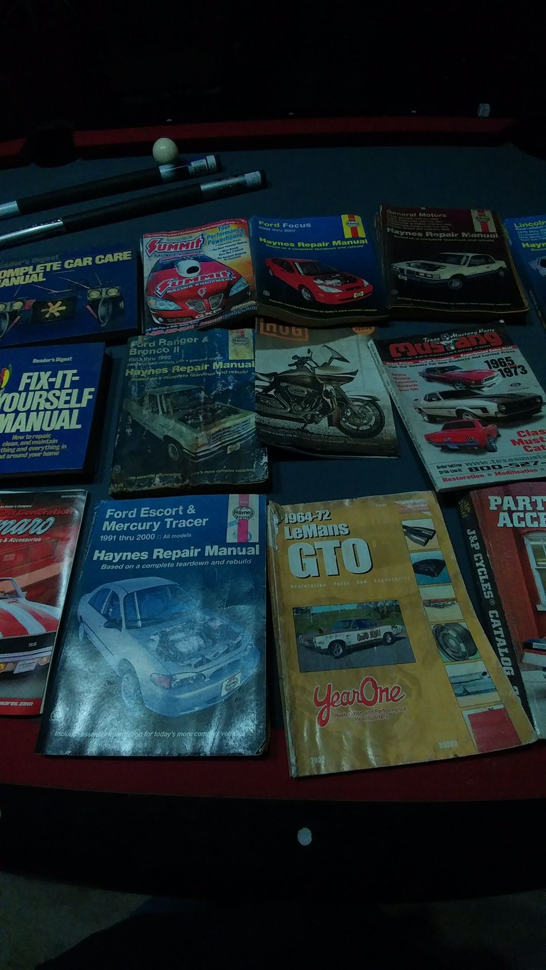 Maintenance Manuals Cars/Motorcycle