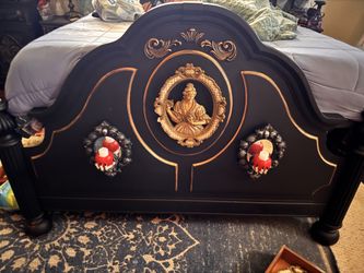 Vintage Custom Victorian Style Queen Bed