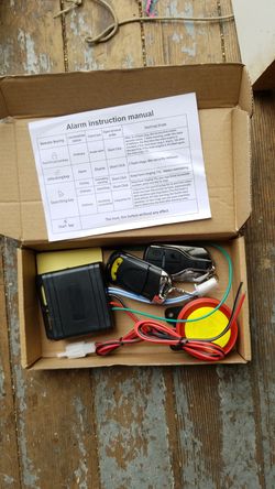 12v alarm with 2 remotes