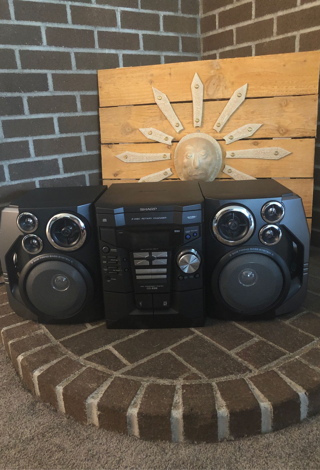 Sharp CD-E99 stereo shelf system