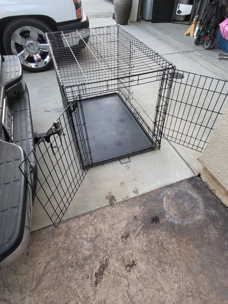 Large dog kennel