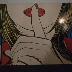 "Ssshhh" By Deborah Azzopardi-Vintage 90's Ikea Pop Art