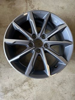 1 stock wheel 17x71/2 Acura tlx 2018.