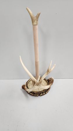 Antler paper towel holder