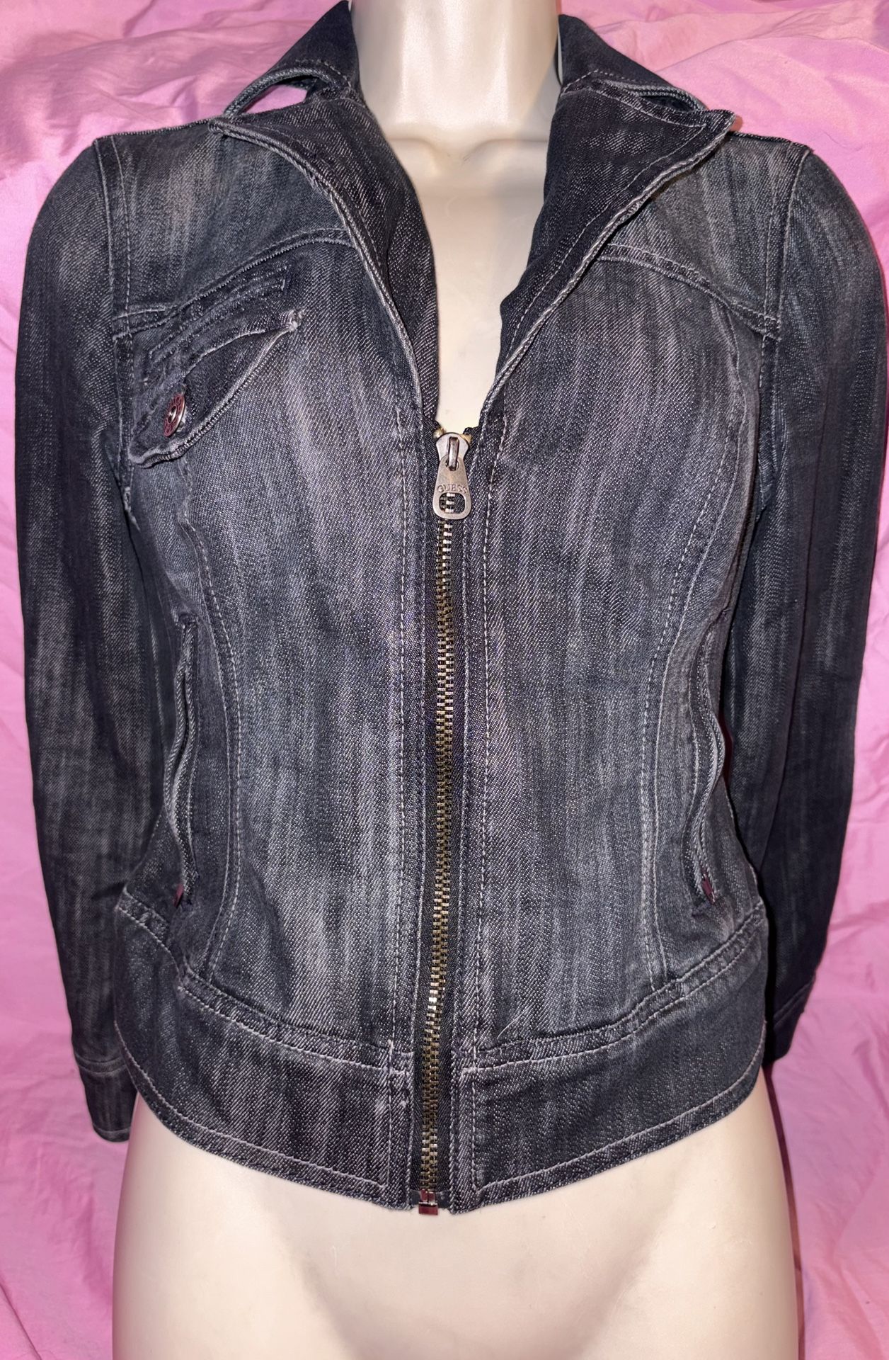 Guess Denim Jean Jacket Size Small