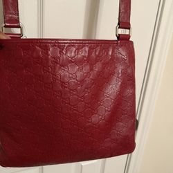 Red Gucci Crossbody Leather 