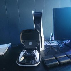 Ps5, 2 Controllers Asus, Monitor 