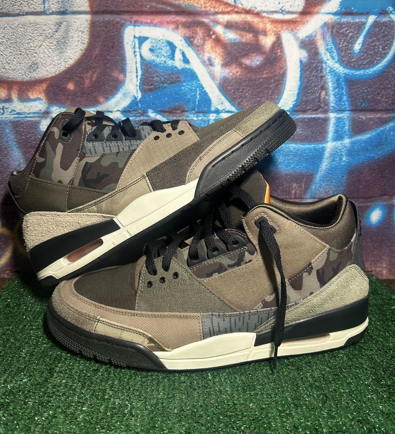 Jordan 3 Retro Patchwork Camp 13m Worn Lighty