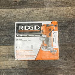RIDGID R24012 5.5 AMP CORDED 1-1/2 PEAK HP COMPACT ROUTER TOOL
