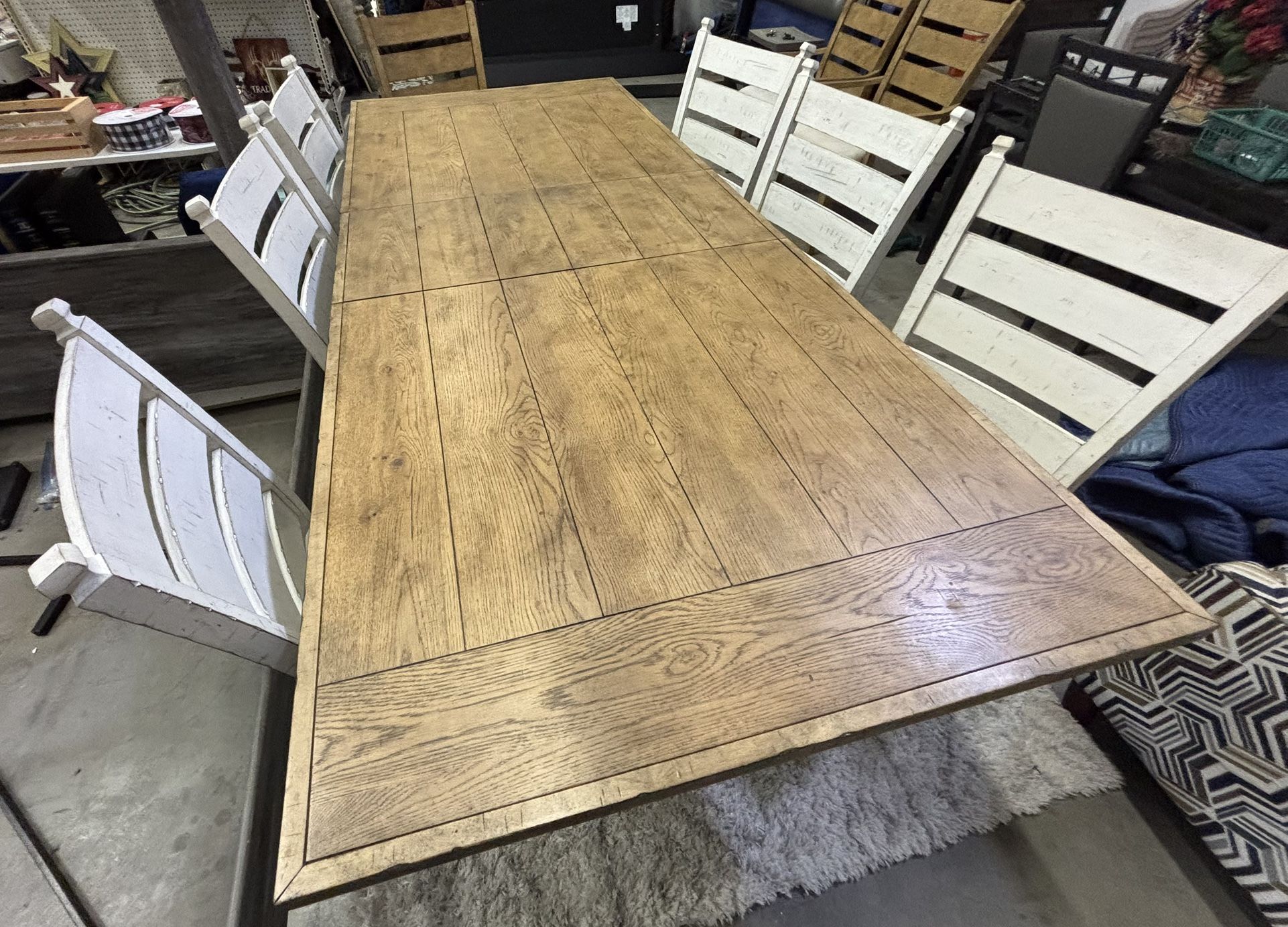 Klaussner Furniture Coming Home Rectangular Dining Table with 9 Chairs - by Trisha Yearwood