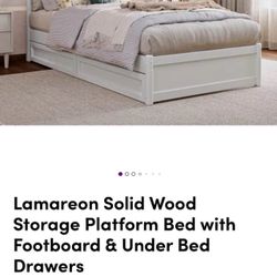 Bed Frame and Mattress Twin XL 