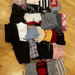 Teen Girls Clothing Bundle - XS Size (30Pieces)