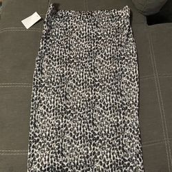 Leopard Print Skirt 