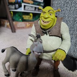  Action Mcfarlane Figure Toy Donkey & Shrek 2001 