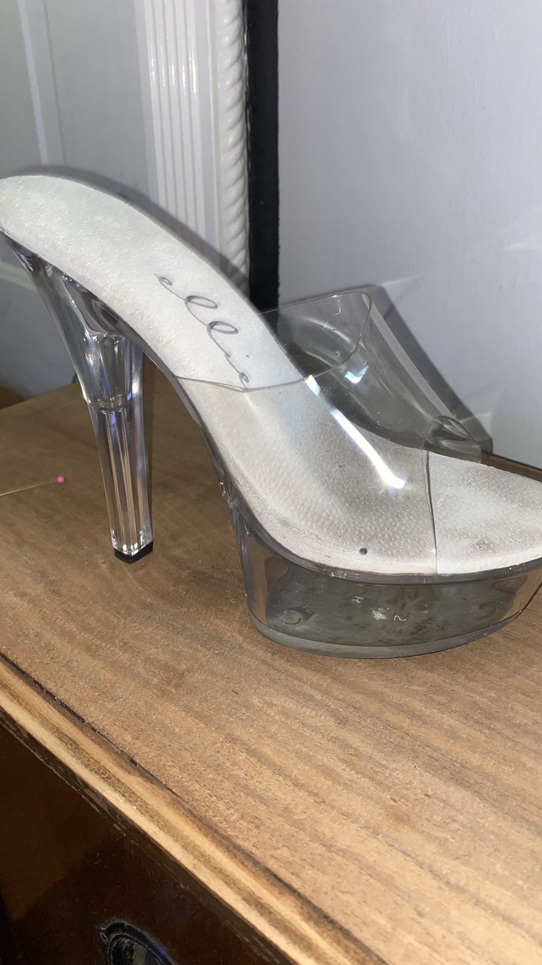 Clear Pole Dancing Heels
