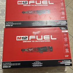 M12 Fuel 1/4 “ratchet Kit 