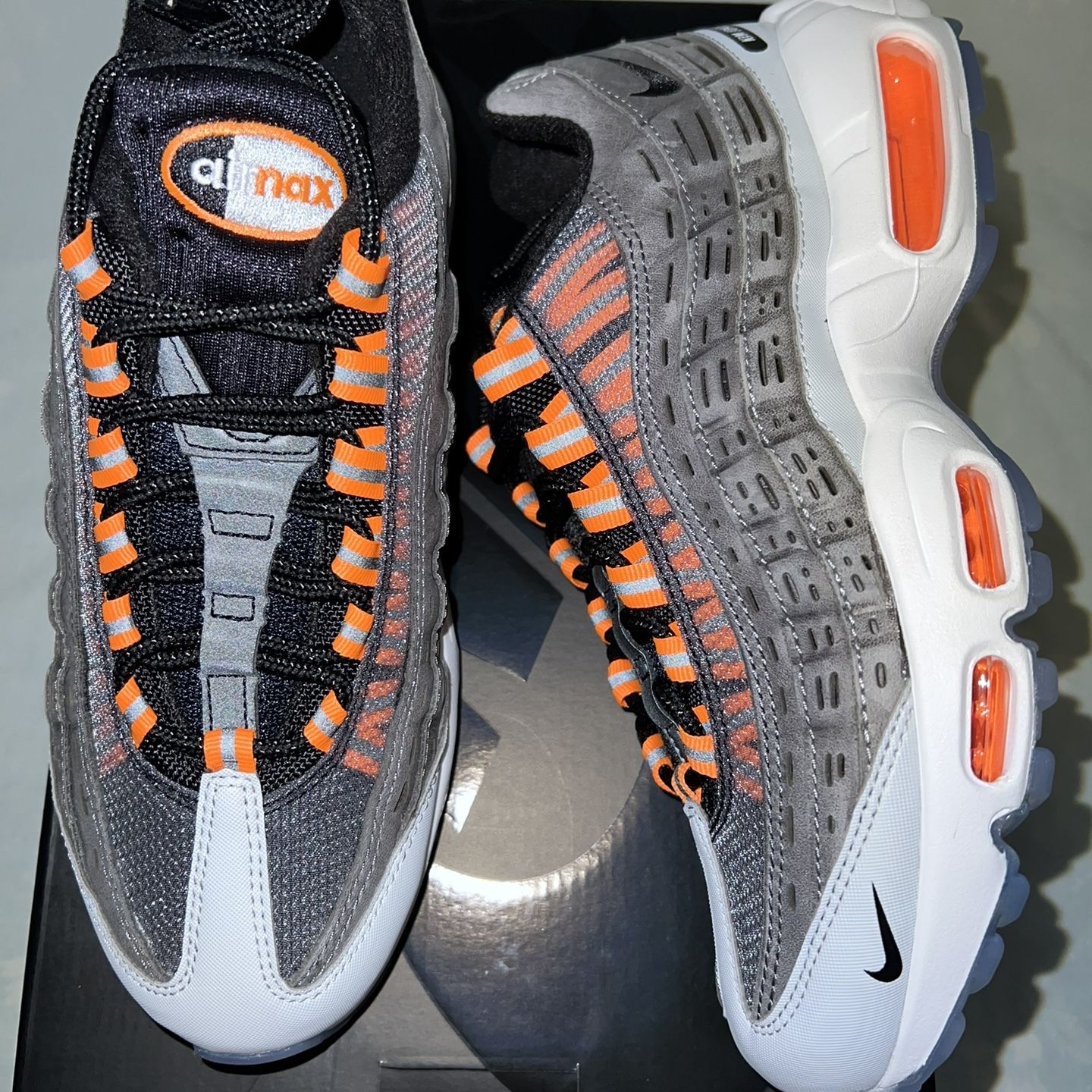 Nike Air Max 95 Kim Jones Black Total OrangeNike Air Max 95 Kim