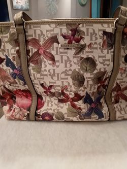 Dana Buchman Large Floral Purse
