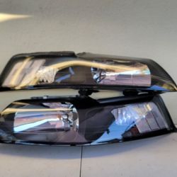 99-04 Ford Mustang Headlights Luces Micas Calaveras Faros Faroles Focos Headlamps 