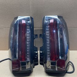 OT60 Fit 15-19 GMC Yukon XL SUV Smoke Full Led Taillight Pair 