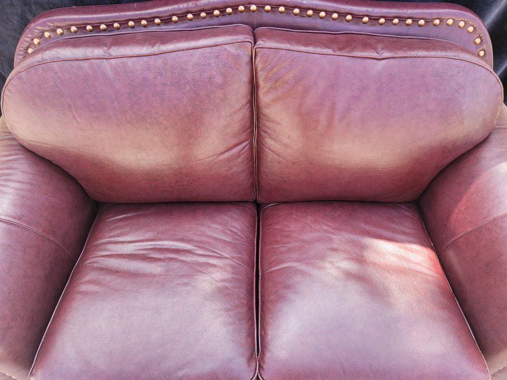 Genuine Leather Couch
