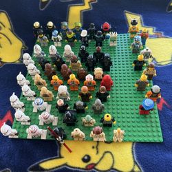 LEGO Minifigure Lot Vintage 90’s-2000’s Star Wars and More 64 Figs
