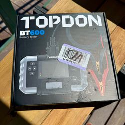 Brand New Topdon BT600 Battery Tester for 12/24v systems with printer