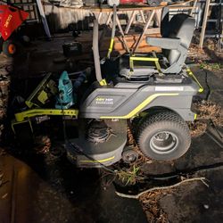 Ryobi electric ride on mower
