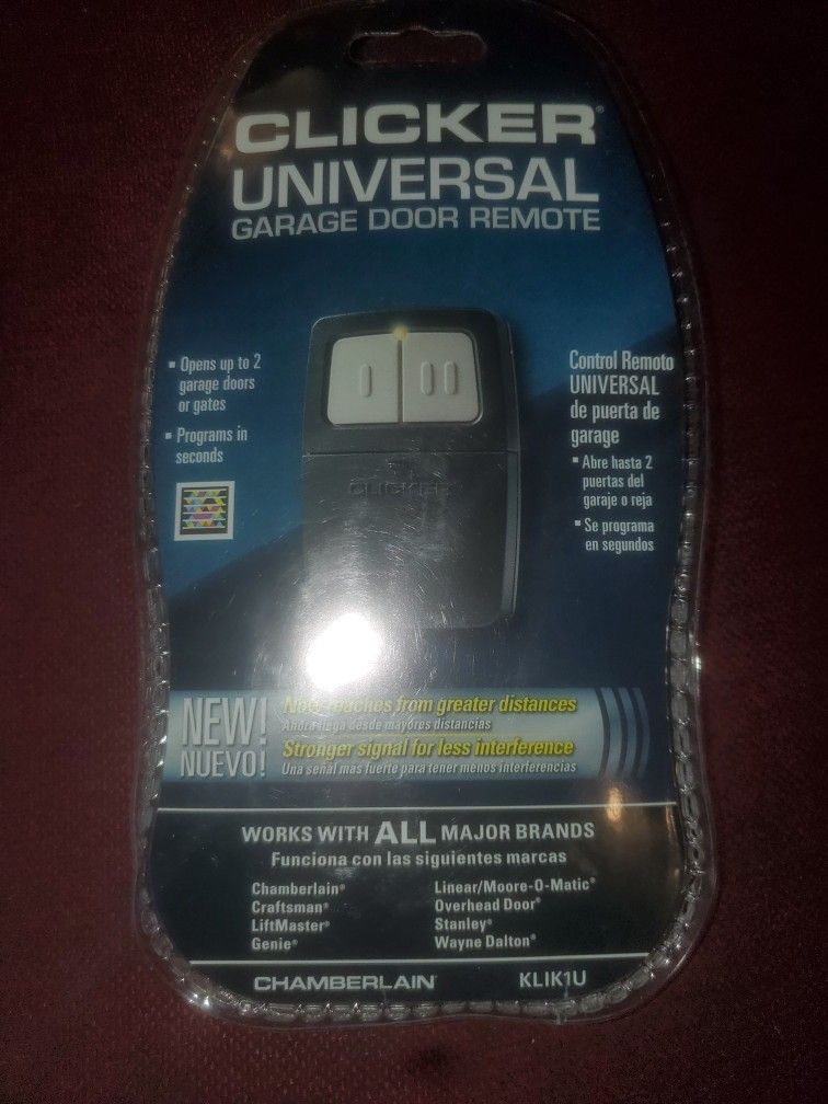 Clicker Universal Garage Door Remote
