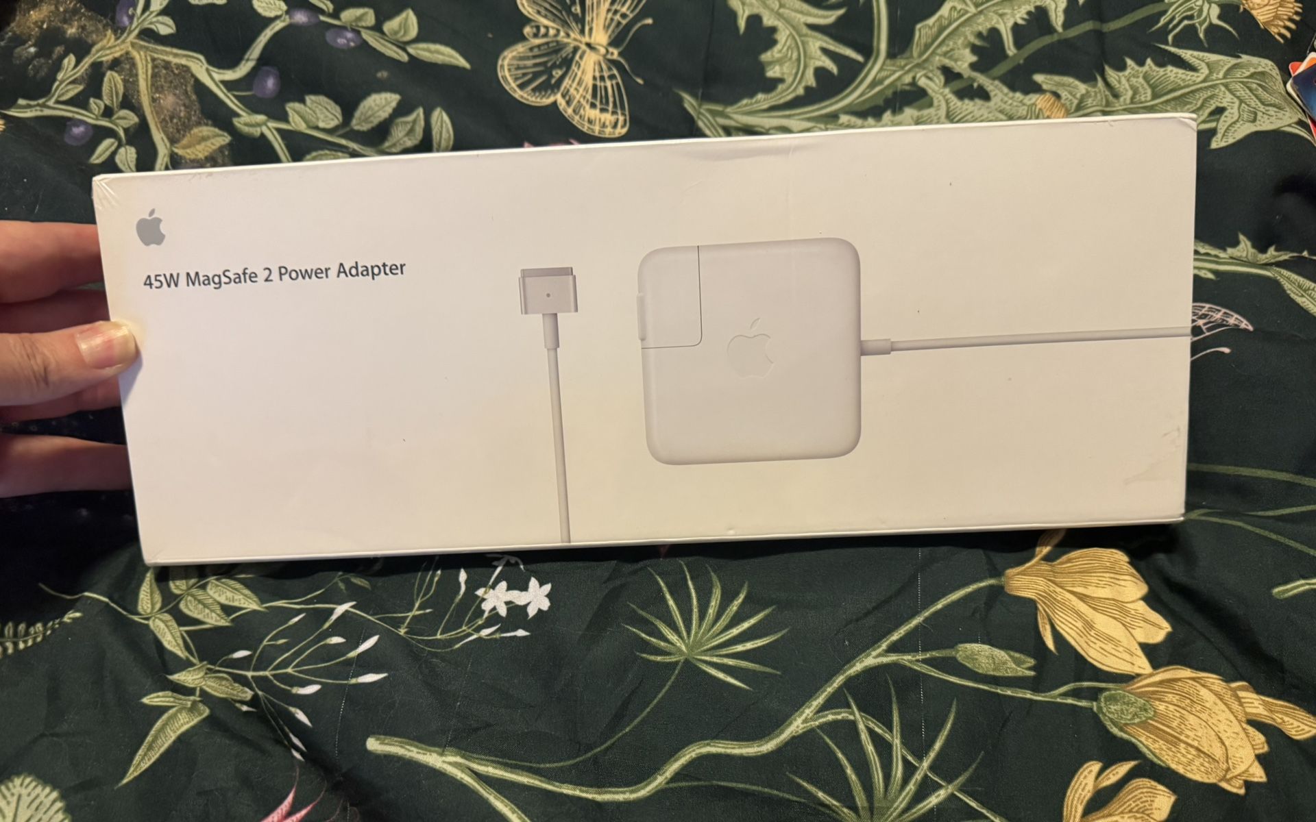 Apple 45W Magsafe 2 Power Adapter.