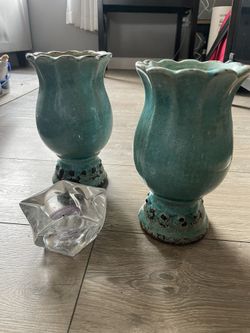 Decorative Turquoise Vases