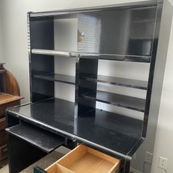 Black Desk And Computer Table $100 OBO 