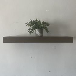 Floating Wood Shelves 