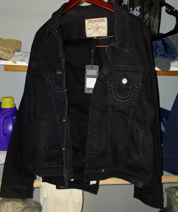 True Religion Mens Jean Jacket