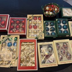 Vintage Christmas ornaments 