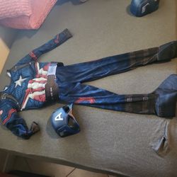 Halloween Custome  Captain America Xs