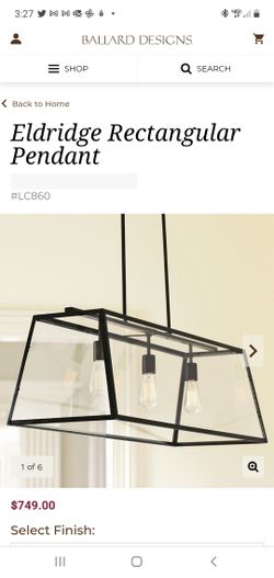 Ballard Designs Light Fixture