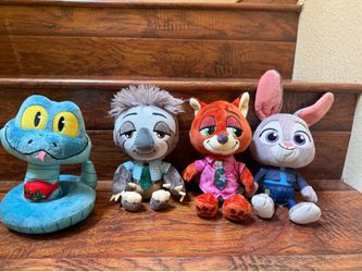 Zootopia mini plush set