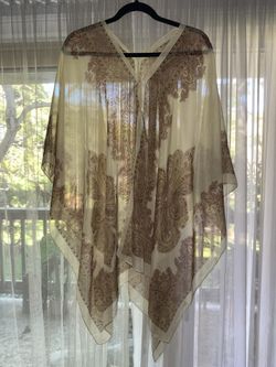 Bali Boutique Sheer Kimono / Beach Cover-Up – Pearl Buttons