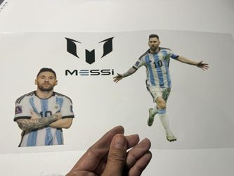 Lionel Messi Argentina UV Sticker