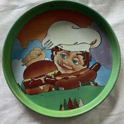 Vintage CHEINCO Housewares Metal Serving Tray